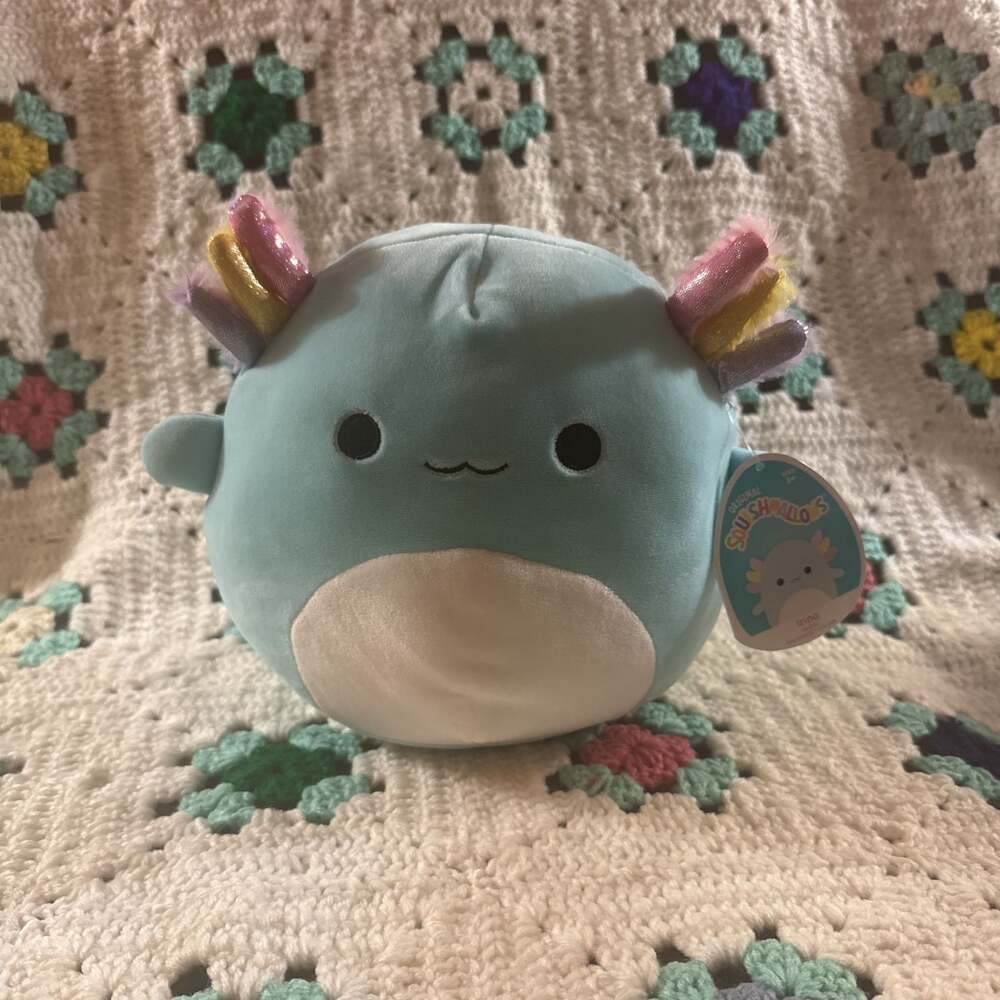 Squishmallows 8" Irina The Axolotl Blue Sea Life Plush with Tags